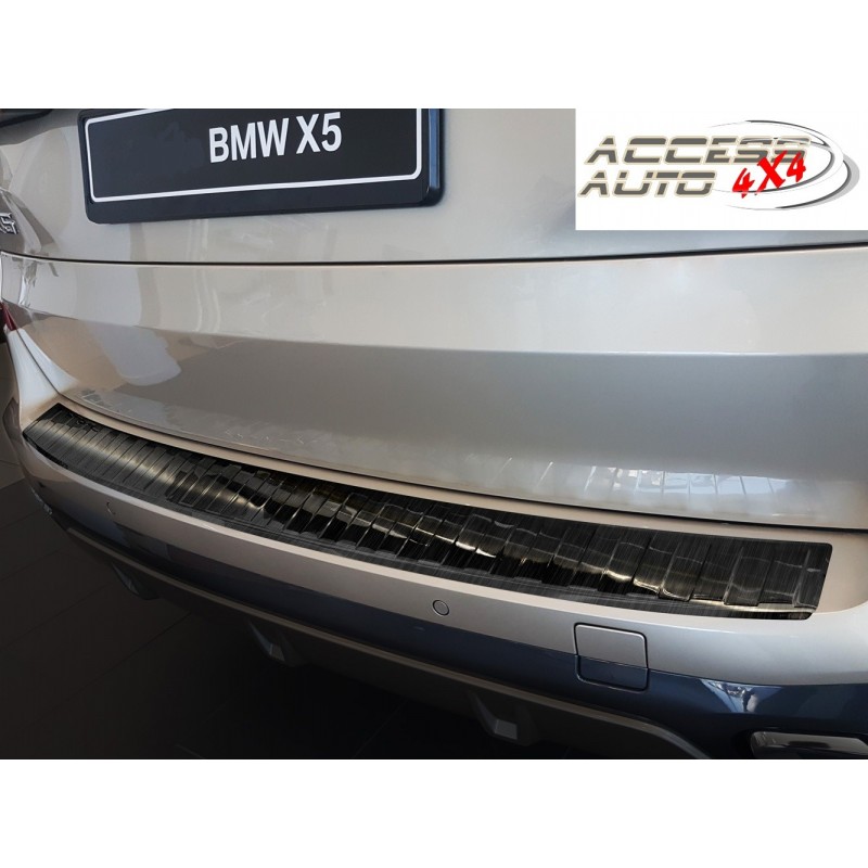 SEUIL DE COFFRE-BMW-X5-G02-PACK-M-2018-AUJOURD'HUI-INOX NOIR