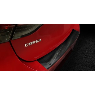 SEUIL DE COFFRE-OPEL-CORSA-5-PORTES-2019-AUJOURD'HUI-INOX NOIR