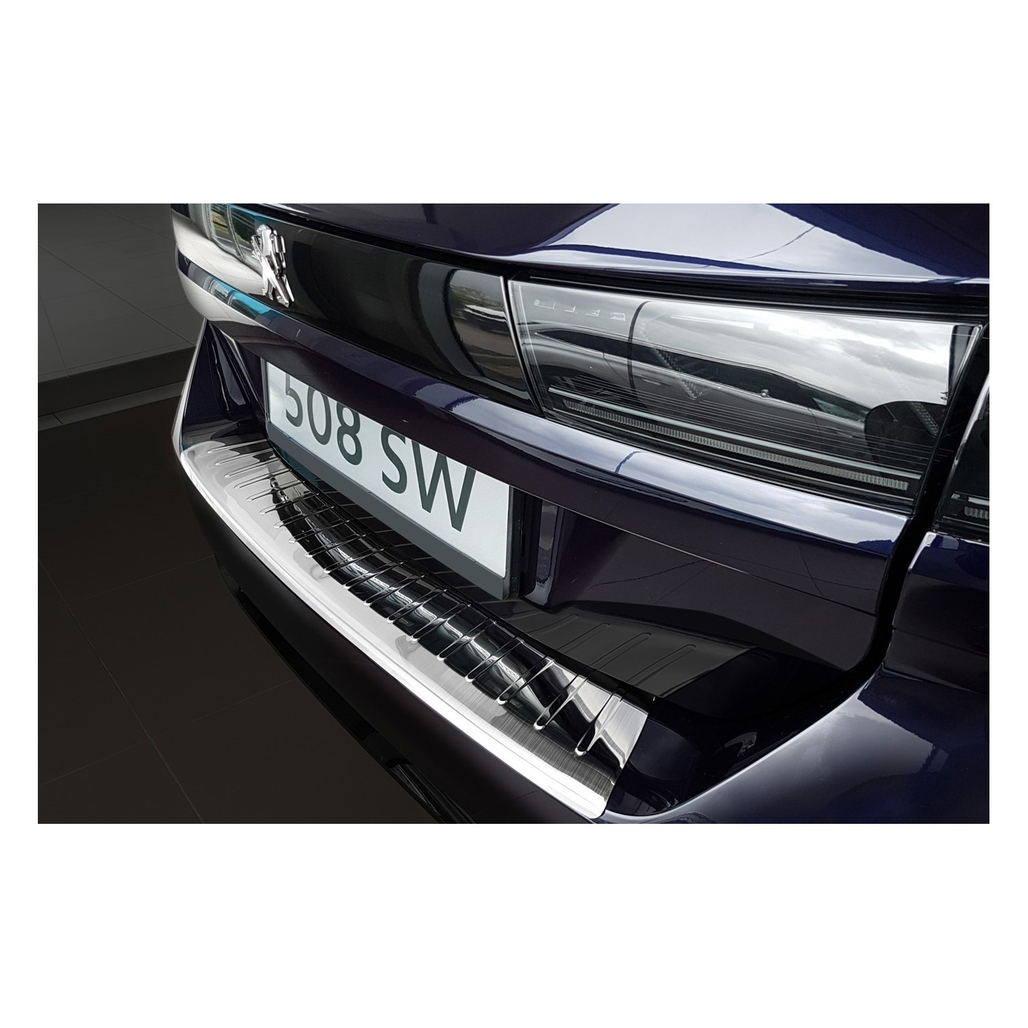 Tuning-art BL940 Protection De Seuil De Chargement Peugeot 508 SW 2010-2018 - Acier Inoxydable Argent