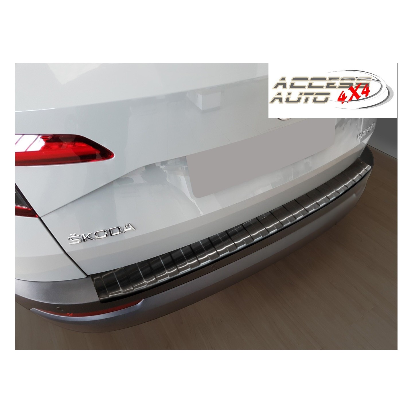 Protection Seuil De Chargement Acier Inoxydable Pour Skoda Karoq (2017+) - RECAMBO