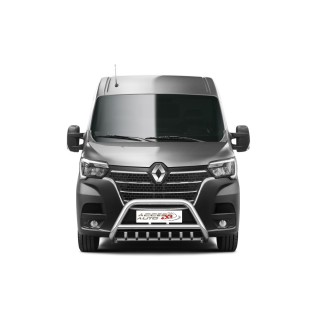 PARE BUFFLE-RENAULT-MASTER-2019-AUJOURD'HUI HOMOLOGUE INOX - GRILLE