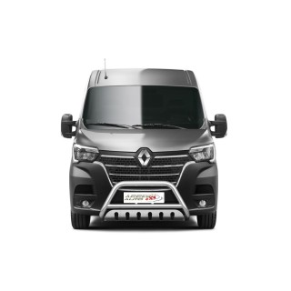 PARE BUFFLE-RENAULT-MASTER-2019-AUJOURD'HUI-INOX HOMOLOGUE - PLAQUE