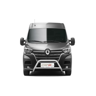 PARE BUFFLE-RENAULT-MASTER-2019-AUJOURD'HUI- HOMOLOGUE INOX - BARRE DE RENFORT