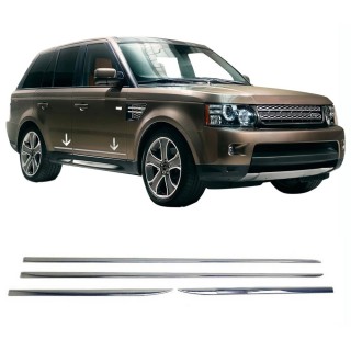 Baguettes de Portes-RANGE-ROVER-SPORT-2005-2013-INOX 4 PIECES