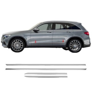 Baguettes de Portes-MERCEDES-GLC-2016-AUJOURD'HUI-INOX 4 PIECES