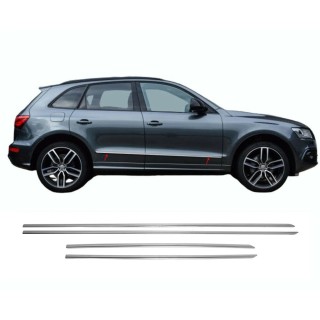 Baguettes de Portes-AUDI-Q5-2008-2016-INOX 4 PIECES