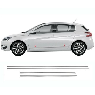 Baguettes de Portes-HYUNDAI I-30-2012-2016-INOX 4 PIECES