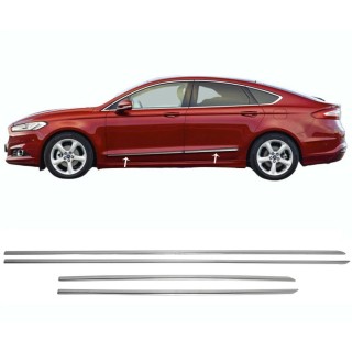 Baguettes de Portes-FORD-MONDEO-BERLINE-2015-AUJOURD'HUI-INOX 4 PIECES