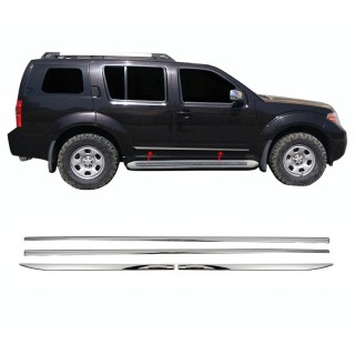 Baguette de Porte NISSAN PATHFINDER 2005-2012-INOX 4 PIECES