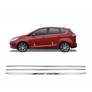 Baguette de Porte FORD C MAX-2010-2019-INOX 4 PIECES