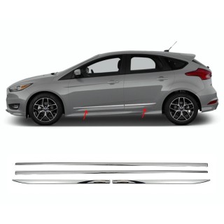 Baguette de Porte FORD FOCUS 5 portes-2011-2018-INOX 4 PIECES