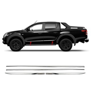 Baguette de Porte FIAT-FULLBACK-2016-AUJOURD'HUI-INOX 4 PIECES