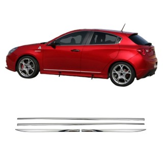 Baguette de Porte ALFA-ROMEO-GIULIETTA-2010-AUJOURD'HUI-INOX 4 PIECES