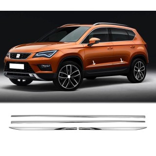 Baguette de Porte SEAT ATECA-2016-AUJOURD'HUI-INOX 4 PIECES