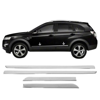 Baguette de Porte-CHEVROLET CAPTIVA-2006-2016-INOX 4 PIECES