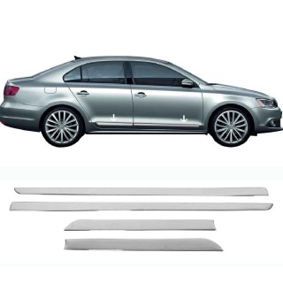 Baguette de Porte-VOLKSWAGEN JETTA 2011-2018-INOX 4 PIECES