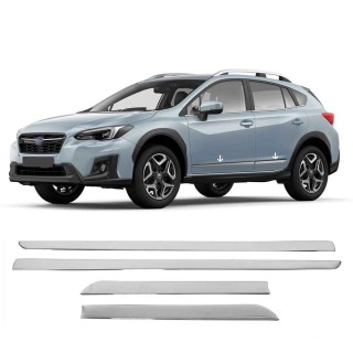 Baguette de Porte-SUBARU-XV-2018-AUJOURD'HUI-INOX 4 PIECES