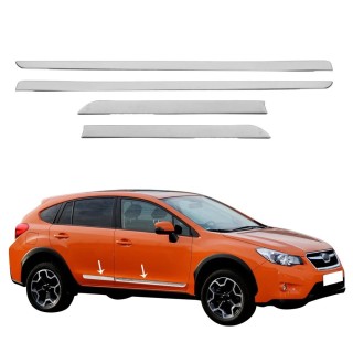 Baguette de Porte-SUBARU-XV-2012-2018-INOX 4 PIECES