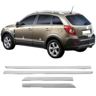 Baguette de Porte-OPEL ANTARA-2006-2015 INOX 4 PIECES