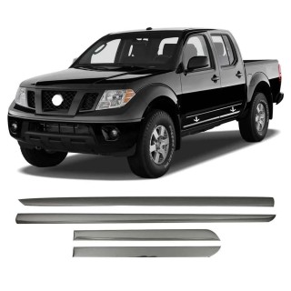 Baguette de Porte-NISSAN-NAVARA-D40-2005-2015-INOX 4 PIECES