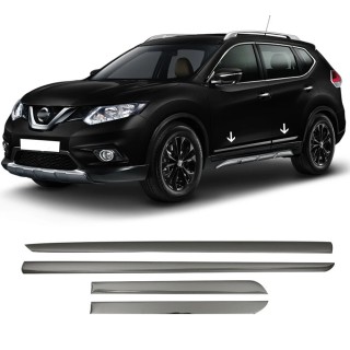 Baguette de Porte-NISSAN-X-TRAIL-2014-AUJOURD'HUI-INOX 4 PIECES