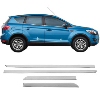 Baguette de Porte-FORD KUGA-2008-2012-INOX 4 PIECES