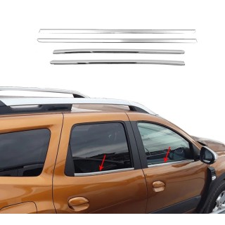 Baguette Fenetre-DACIA-DUSTER-2018-AUJOURD'HUI-INOX 4 PIECES