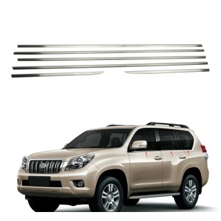 Baguette fenetre TOYOTA LAND CRUISER 150-2010-AUJOURD'HUI INOX CHROME 6 PIECES