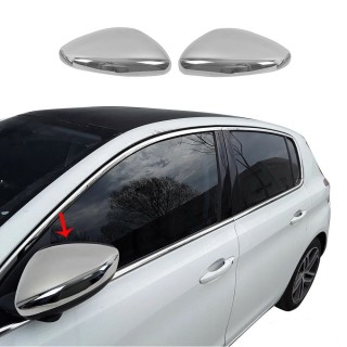 Couvre Retroviseur CITROEN C3 -2016-AUJOURD'HUI INOX 2 PIECES
