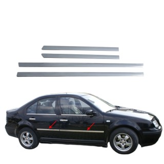 Baguette porte VOLKSWAGEN GOLF-5 portes-1998-2004 INOX CHROME 4 PIECES