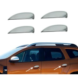 Couvercle De Coffre Arrière Chromé Pour Dacia Sandero Stepway (2013-2018) - Acier Inoxydable, Protection Anti-Rayures - Installation Adhésive 3M