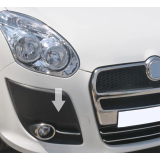 Entourage Anti Brouillard FIAT DOBLO-2010-2014-INOX CHROME 4 PIECES