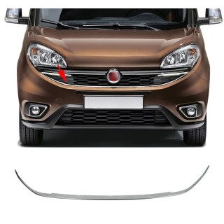 Element Grille Calandre-FIAT DOBLO-2014-AUJOURD'HUI INOX CHROME 1 PIECE