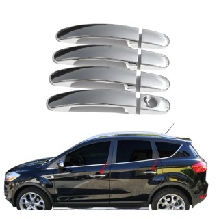 Couvre Poignées Portes FORD KUGA 4 PORTES 2013-2017 INOX  8 PIECES