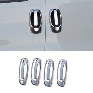 Couvre Poignées Portes OPEL COMBO-4 portes 2012-2019- INOX CHROME 8 PIECES