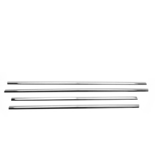 Baguette Fenetre RENAULT CLIO 5 portes 1999-2006 INOX CHROME 4 PIECES