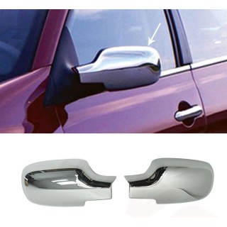 Couvre Retroviseurs-RENAULT-SCENIC-2003-2009-ABS CHROME 2 PIECES