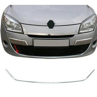 element grille calandre-RENAULT-MEGANE-2009-2012-INOX CHROME