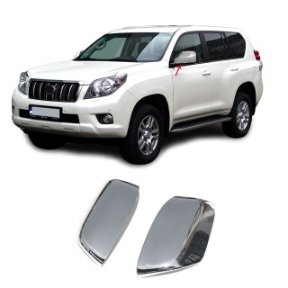 Couvre Retroviseur TOYOTA LAND CRUISER 150 2010 2019 INOX CHROME 2 PIECES - Access Auto 4x4