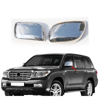 Couvre Retroviseur TOYOTA LAND CRUISER 200 2008-2018 INOX CHROME 2 PIECES
