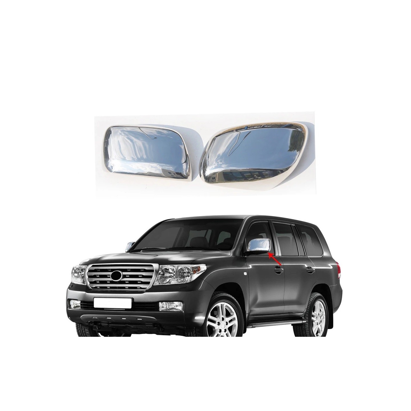 retroviseur toyota land cruiser 2006 gauche rabattable