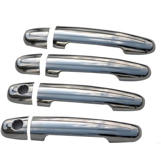 Couvre Poignée Porte TOYOTA HILUX-4 portes 2005-AUJOURD'HUI- INOX CHROME 8 PIECES