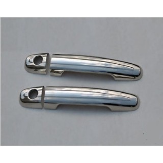 Couvre Poignée Porte TOYOTA HILUX-2 PORTES 2005-AUJOURD'HUI INOX CHROME 4 PIECES