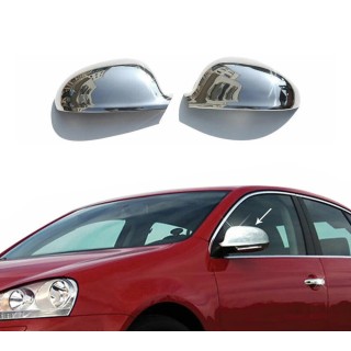 Couvre Retroviseurs VOLKSWAGEN JETTA 2005 - 2011 INOX CHROME 2 PIECES