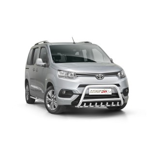 PARE BUFFLE-TOYOTA-PROACE-CITY-VERSO-2019-AUJOURD'HUI- HOMOLOGUE INOX  - GRILLE