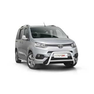 PARE BUFFLE-TOYOTA-PROACE-CITY-VERSO-2019-AUJOURD'HUI- HOMOLOGUE INOX - barre de renfort