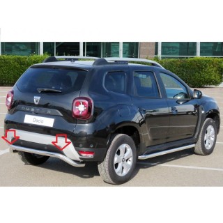 PROTECTION ARRIERE DACIA DUSTER 2018-AUJOURD'HUI INOX