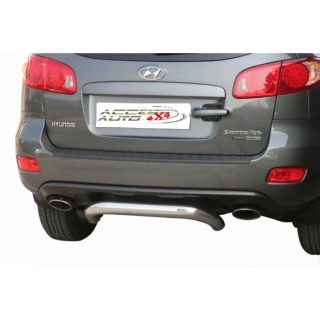 PROTECTION ARRIERE HYUNDAI SANTA FE 2006-2010 INOX 76mm