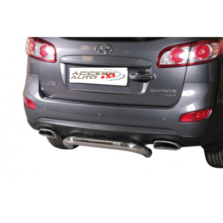 PROTECTION ARRIERE HYUNDAI SANTA FE 2010-2012 INOX 76mm