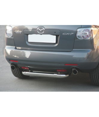 PROTECTION ARRIERE MAZDA CX 7 2008-2010 INOX  76mm